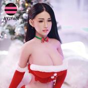 AYIYUN Rong Er high quality realistic breasts real silicone sex dolls realistic vagina anal mouth female sex dolls male sexy produced by automaticwoman